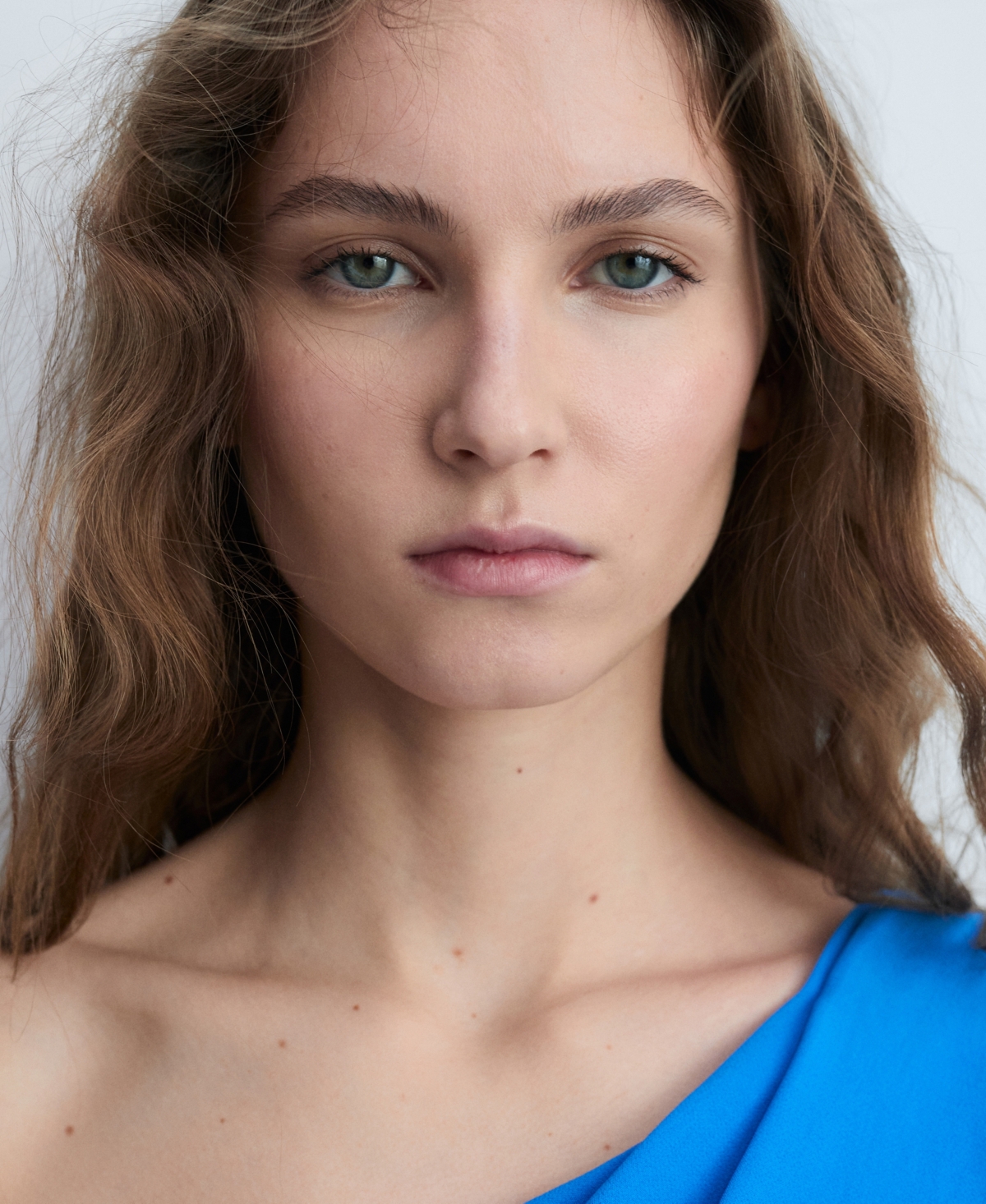 Mango Dress Blue In Blue