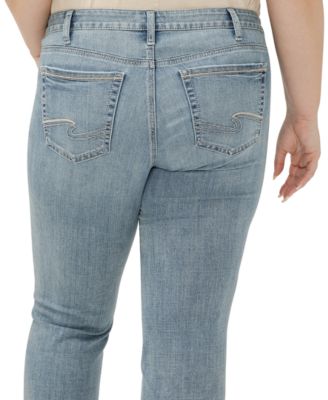 Plus Size Suki Straight-Leg Cropped Jeans 