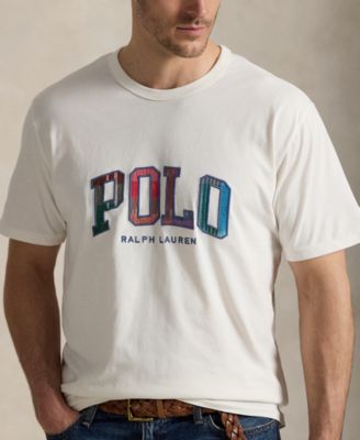 Men's Big & Tall Plaid-Logo Jersey T-Shirt