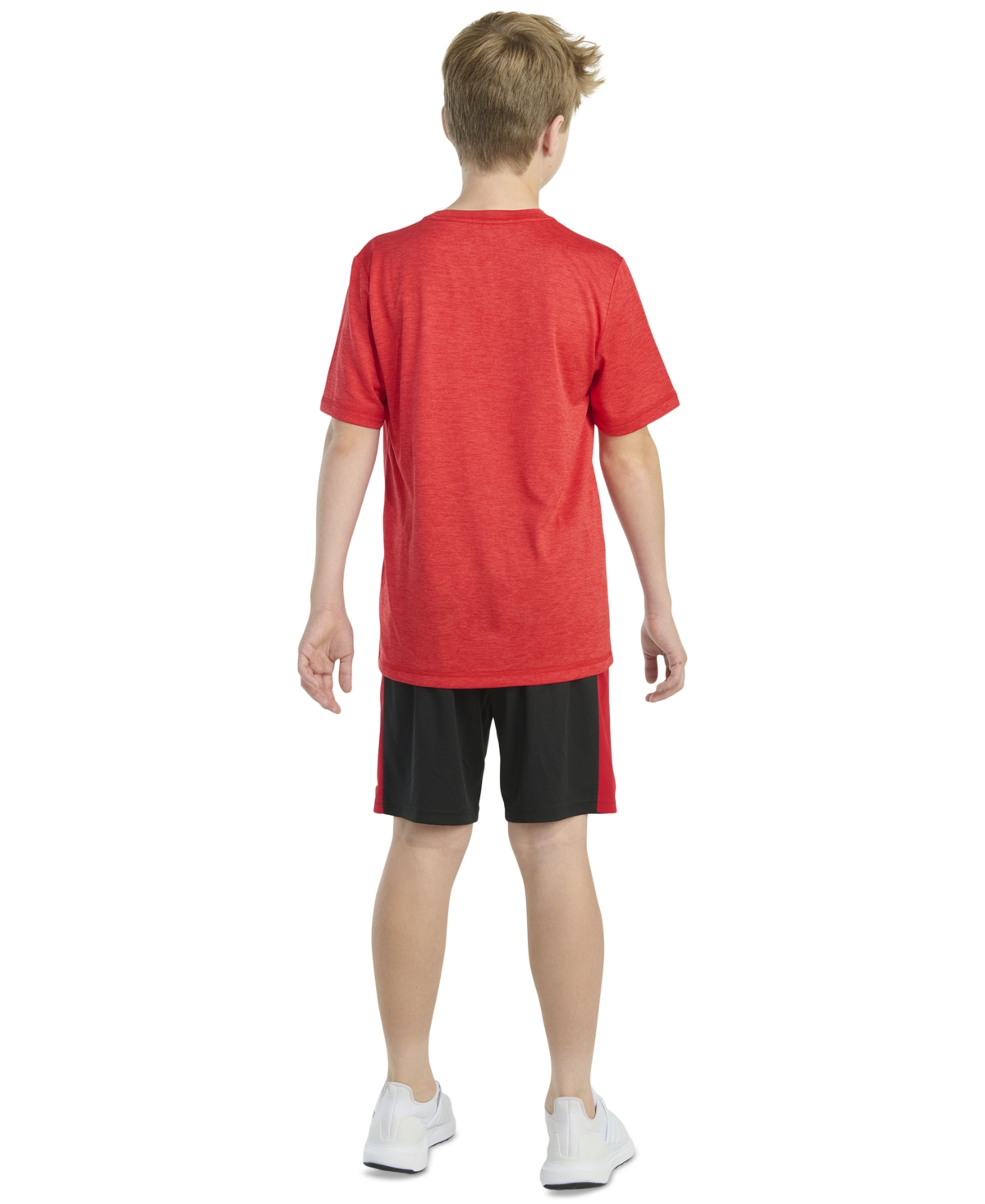 Adidas Originals Big Boys 2-piece Short Sleeve T-shirt And Shorts Set