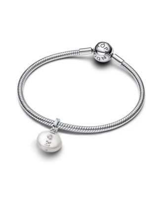 Treated Freshwater Mom Sterling Silver Dangle Charms