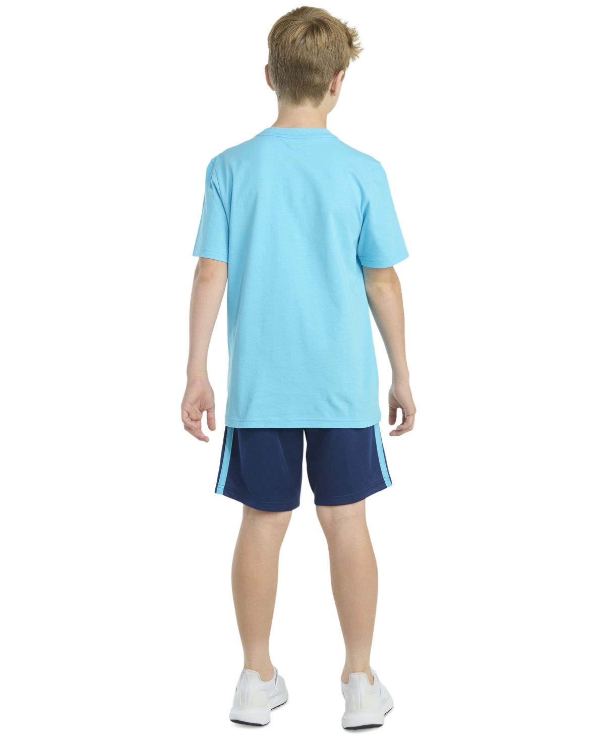 Adidas Originals Big Boys Short-sleeve T-shirt & Double-knit Shorts, 2 Piece Set
