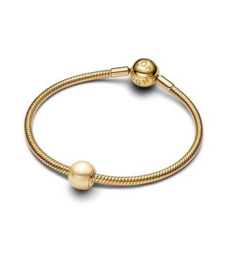 14K Gold-Plated Round Yellow Lacquered Charms 