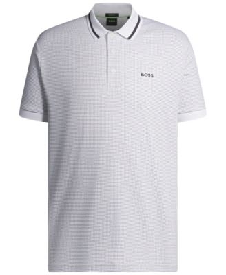 Men's Jacquard Regular-Fit Paddy Polo