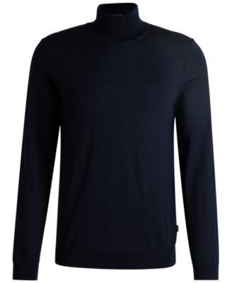Men's Slim-Fit Rollneck Merino Wool Sweater