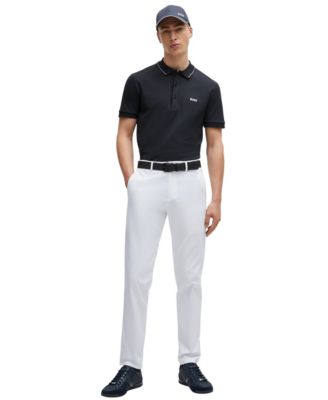 Men's Tonal Logo Slim-Fit Polo Shirt