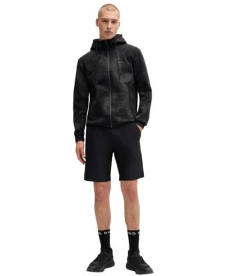 Men’s Reflective Artwork Zip-Up Hoodie