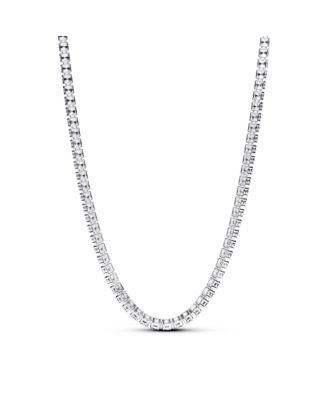 Sterling Silver Tennis Choker Necklace