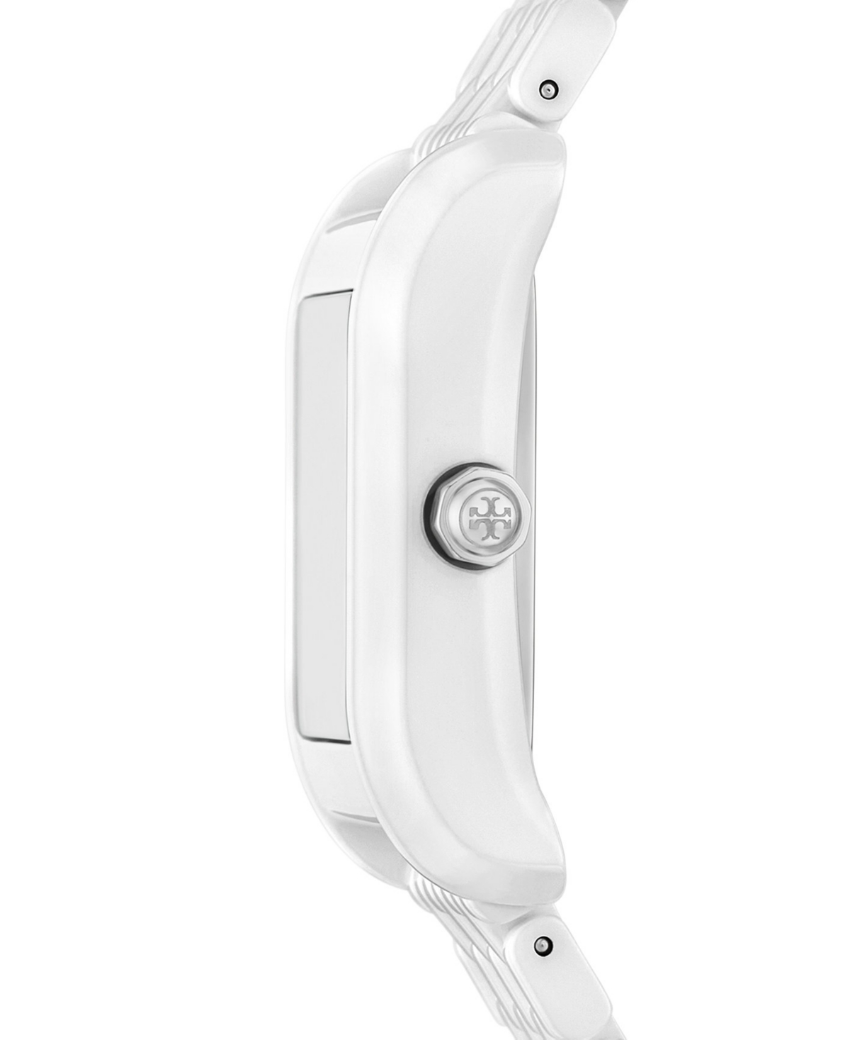 Tory Burch Women's The Eleanor White Ceramic Bracelet Watch 31mm In White