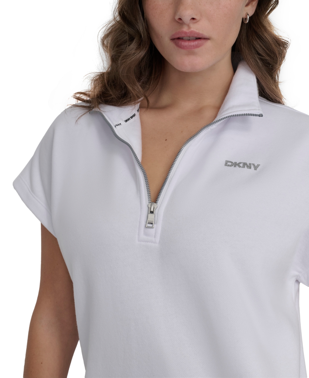 Shop Dkny Sport Women's Studded Logo Sneaker Dress