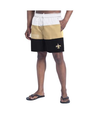 G-III Sports by Carl Banks - Men's Black/Gold Pittsburgh Steelers Sunrise Volley Swim Shorts