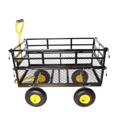 Wagon Cart Garden cart trucks make it easier to transport firewood