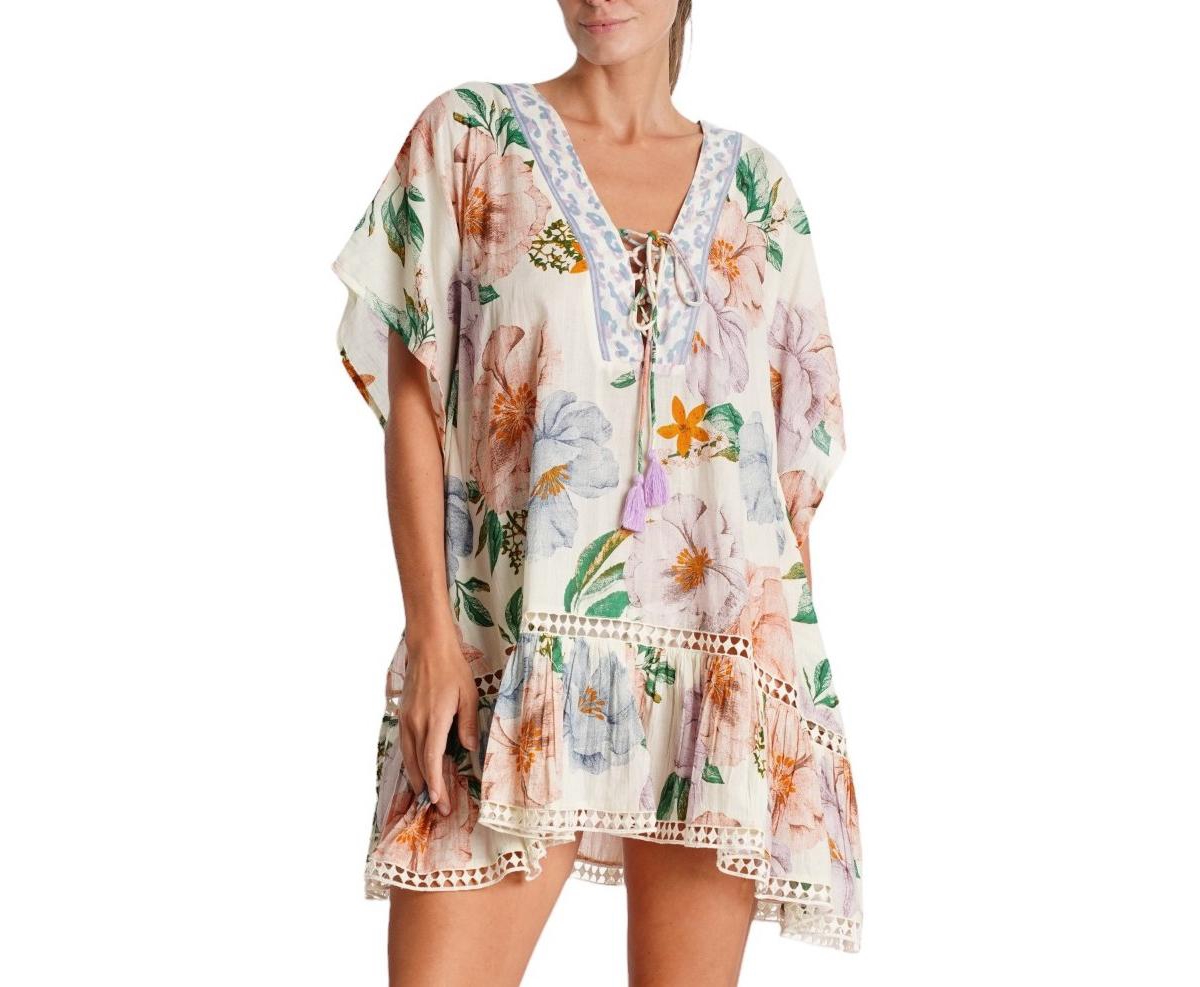 Women's Serena Bloom Embroidered Kaftan