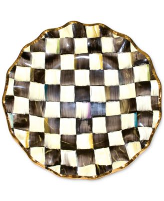 MacKenzie-Childs - Courtly Check Ceramic Fluted Dinner Plate
