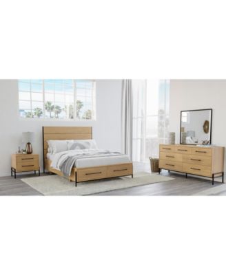 Linstead 3-Pc. King Panel Storage Set (Bed, Dresser & Nightstand), Created for Macy's