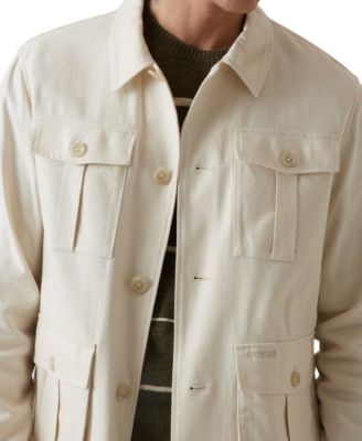 Men's Saharian Regular-Fit Twill Shirt Jacket