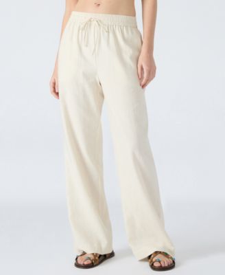 Steve Madden - Women's Venetia High-Rise Wide-Leg Pants