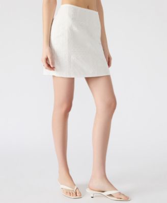 Women's Crissy Eyelet Patchwork Mini Skirt