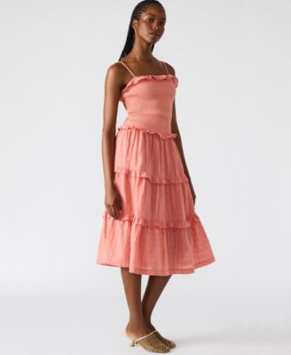 Women's Nash Smocked Tiered Midi Dress