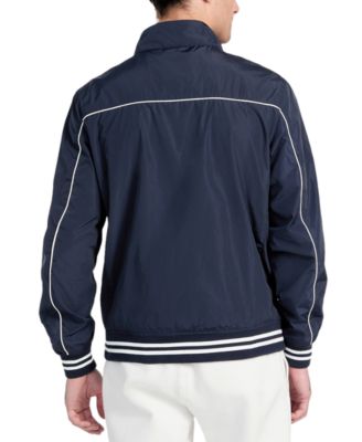 Men's Regular-Fit Urban Stripe Bomber Jacket