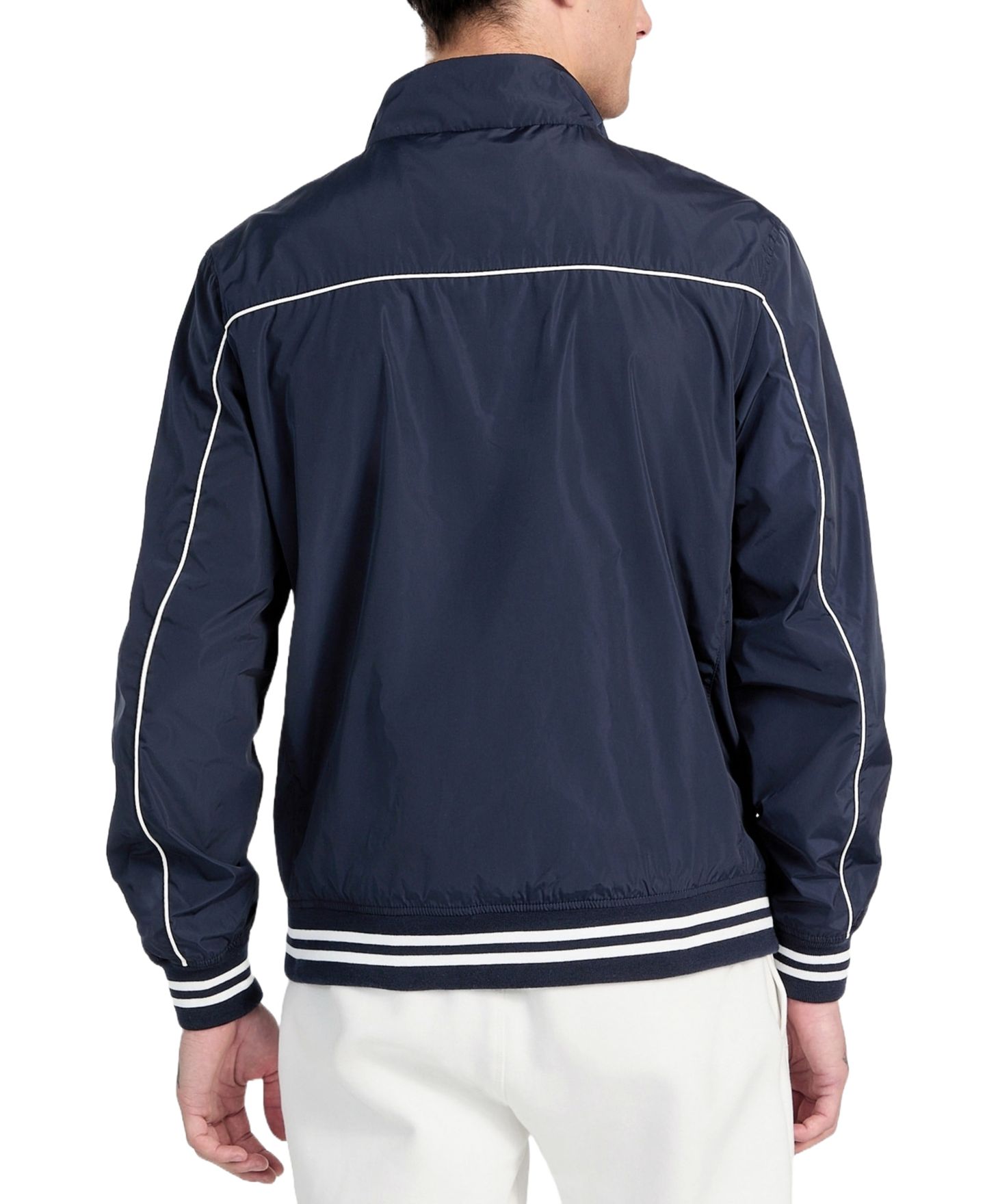 Мужская куртка GUESS Regular-Fit Urban Stripe Bomber, цвет: Синий — фото 4