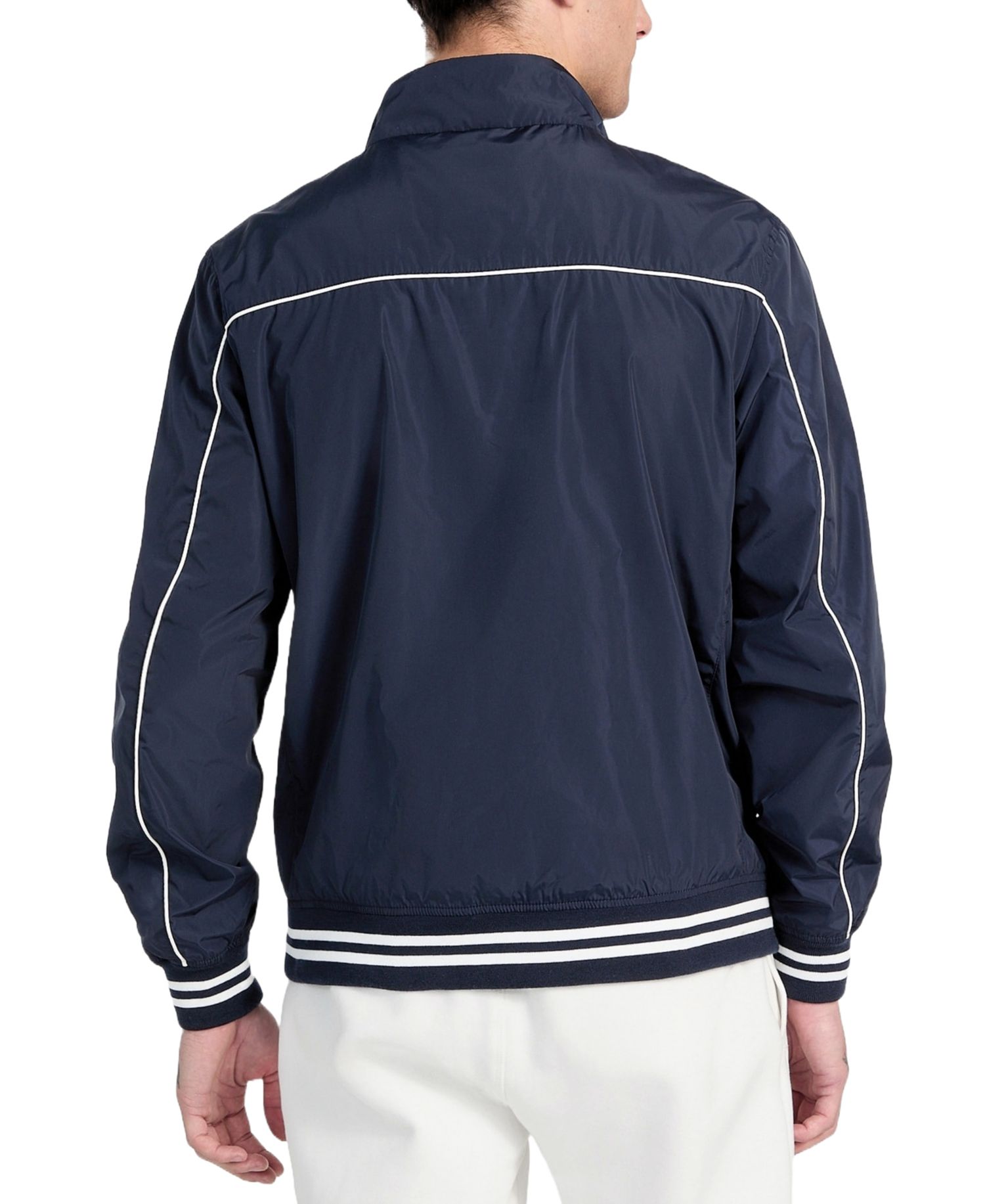 Men's Regular-Fit Urban Stripe Bomber Jacket