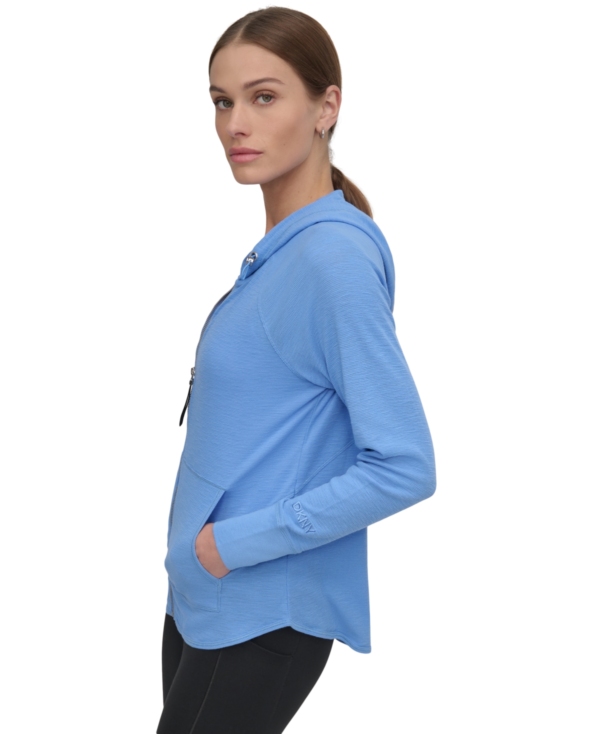 Dkny Sport Women's Cotton Embroidered Logo Pullover Hoodie