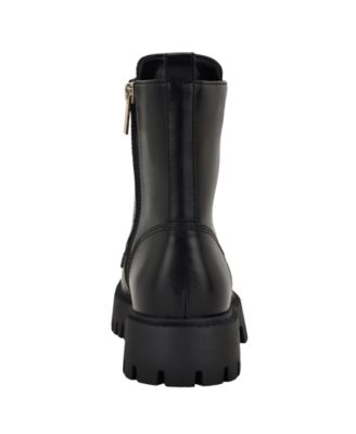 Women's Fionaa Charms Lace-Up Lug Sole Combat Boots