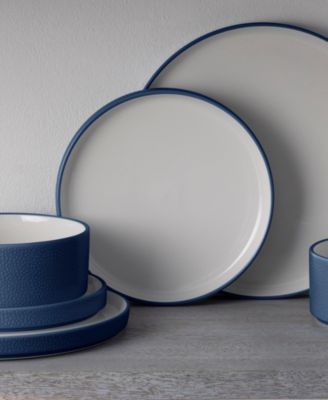 Colortex Stone Stax Salad Plates, Set of 4