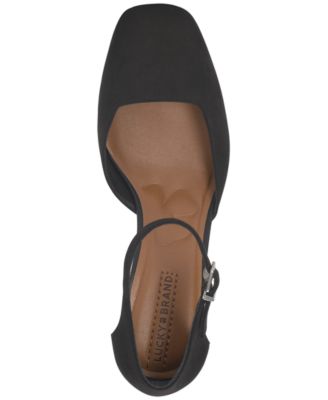 Women's Kanira Square-Toe Stacked Heel Pumps