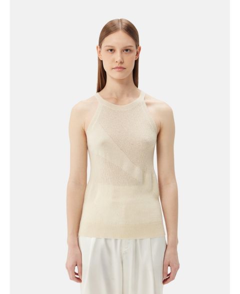 Женский кашемировый топ Gobi Cashmere, цвет: Нейтральный серый
