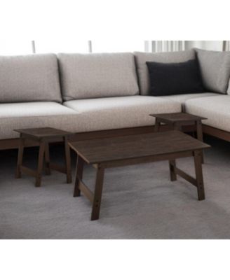 Contemporary Set of Three Coffee Tables for Functional Accent