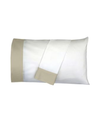 Long Staple Cotton 2 Piece Cuff Pillowcase Set