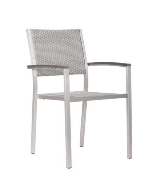 Set of Two Aluminum Armchairs for Indoor or Outdoor Seating