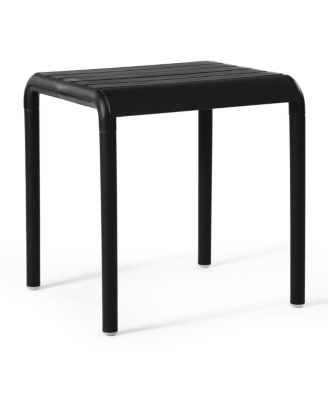 Plastic Modern Outdoor Patio Accent Side Tables (Set of 2)