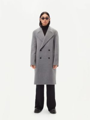 Men's Double-Breasted Cashmere Coat for Men
