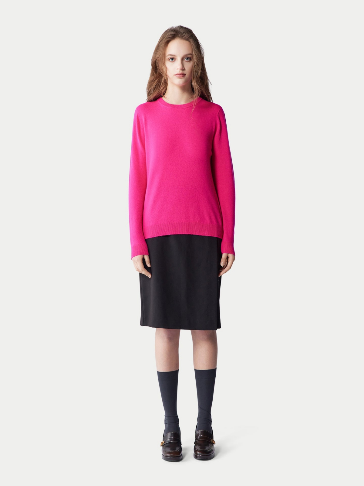 Gobi Cashmere Women's Essential Crew Neck Sweater