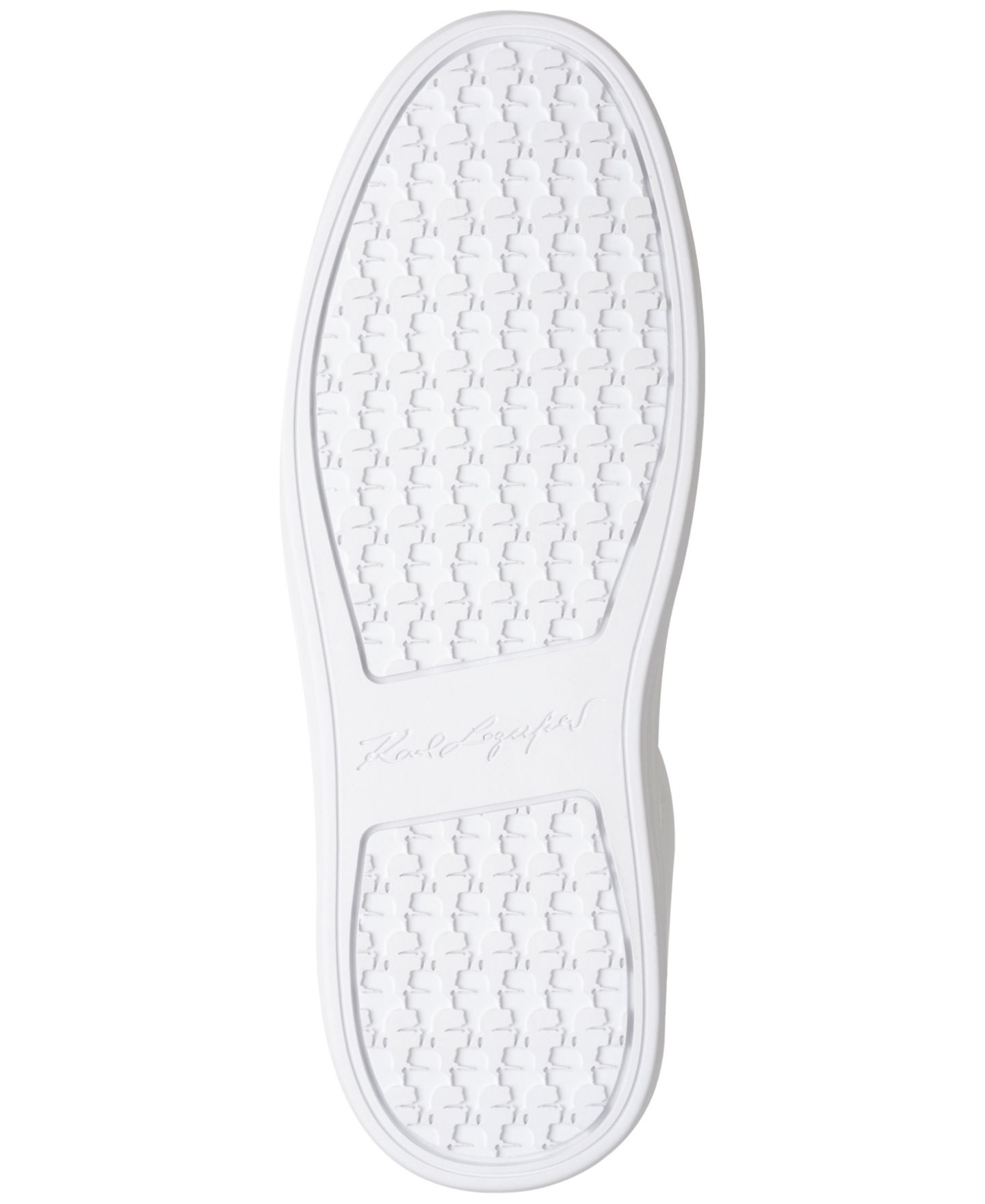Женские кроссовки KARL LAGERFELD PARIS Sumava Lace-Up, цвет: Яркий белый / Чёрный — фото 5