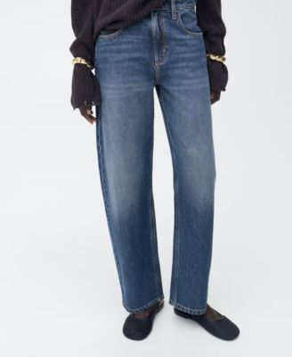 MANGO - Women's High-Rise Balloon Jeans