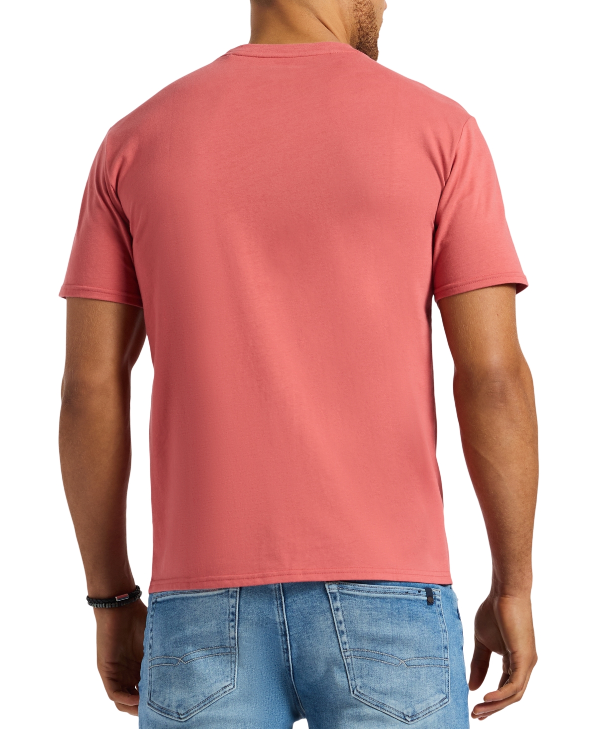 Buffalo David Bitton Men's Tarz Relaxed Fit Short Sleeve Bull Skull Graphic Crewneck T-shirt