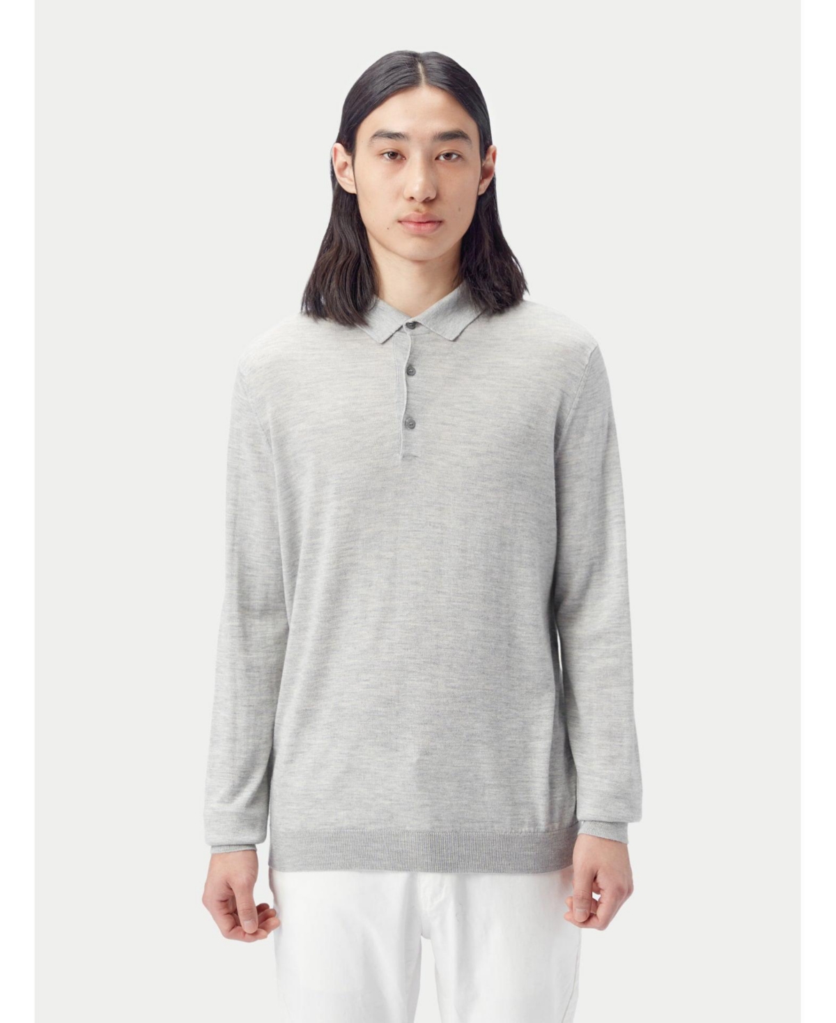 Men's Cashmere Silk Polo