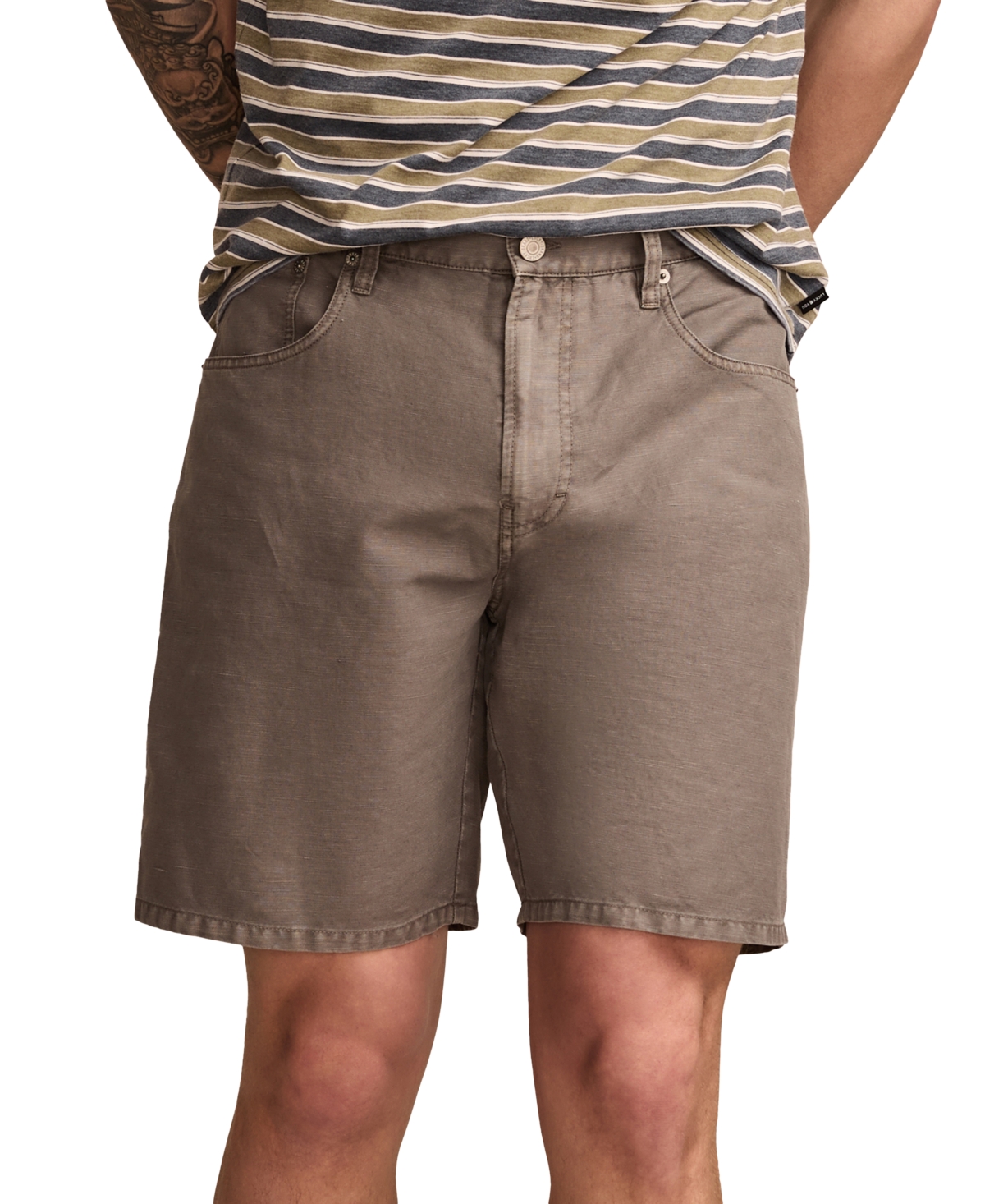 Lucky Brand Men's Classic Five-pocket 10" Shorts In Brown