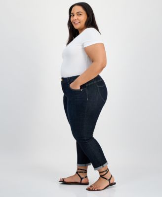 Trendy Plus Size AbSolution Ankle Skimmer Jeans
