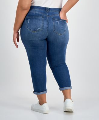 Trendy Plus Size AbSolution Ankle Skimmer Jeans