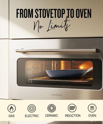 Black Angus 11-inch Carbon Steel Frying Pan - Pre-Seasoned & Oven Safe