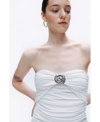 Women's Oyster Accessory Blouse