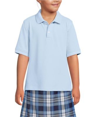 Girls Short Sleeve Mesh Polo Shirt