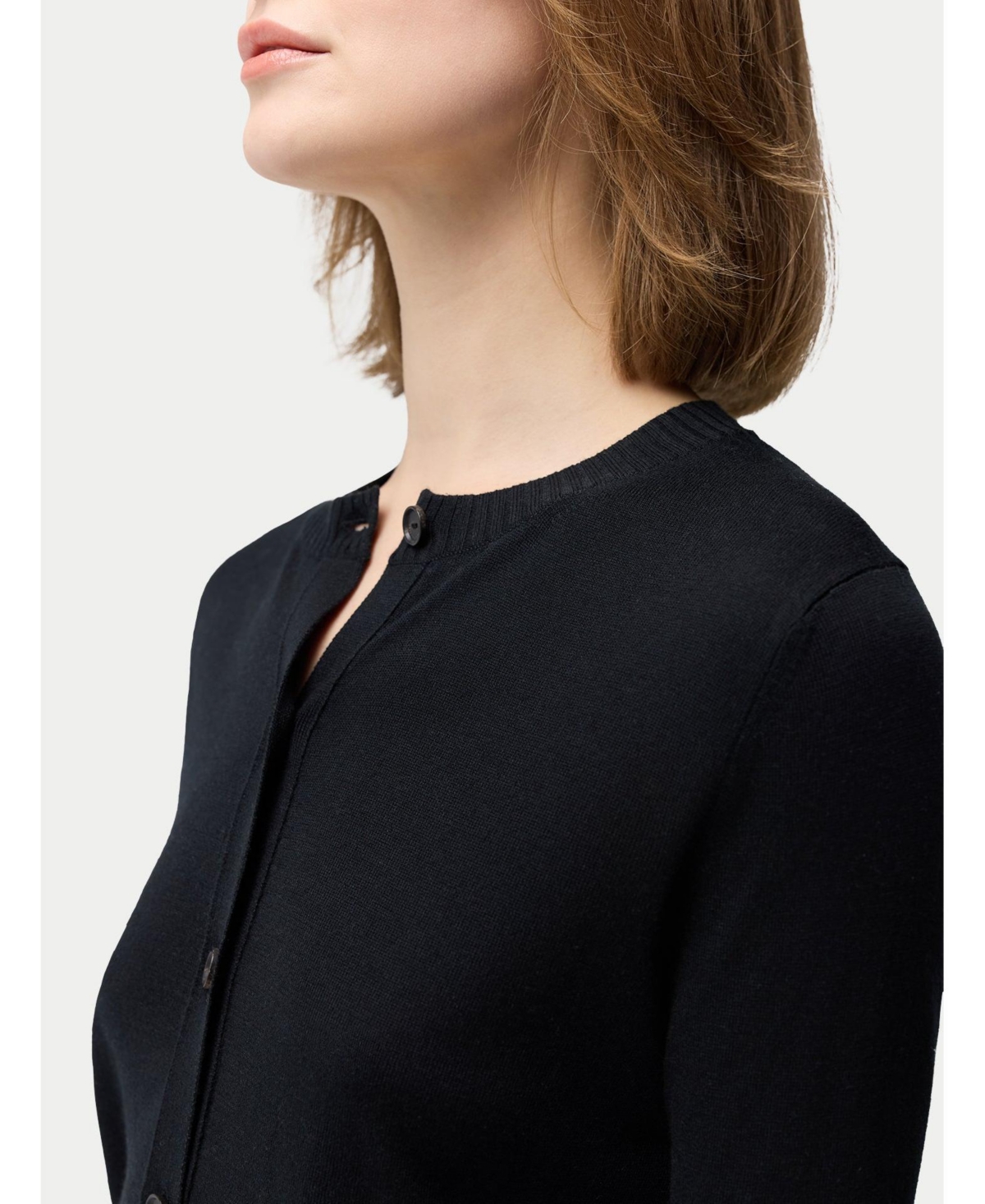 Gobi Cashmere Women's Silk Buttoned Cardigan