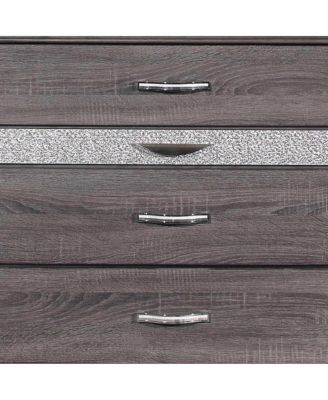 Modern Six-Drawer Dresser with Smooth Glide Drawers for Small Spaces