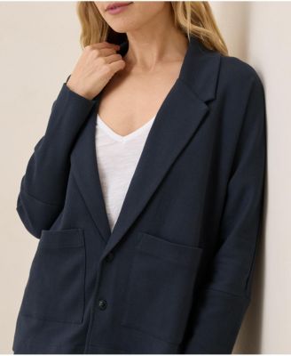 Women's Organic Cotton Airplane Relaxed Blazer